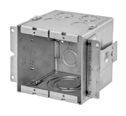 Gangable AV Wall Box, Steel, Knockouts 